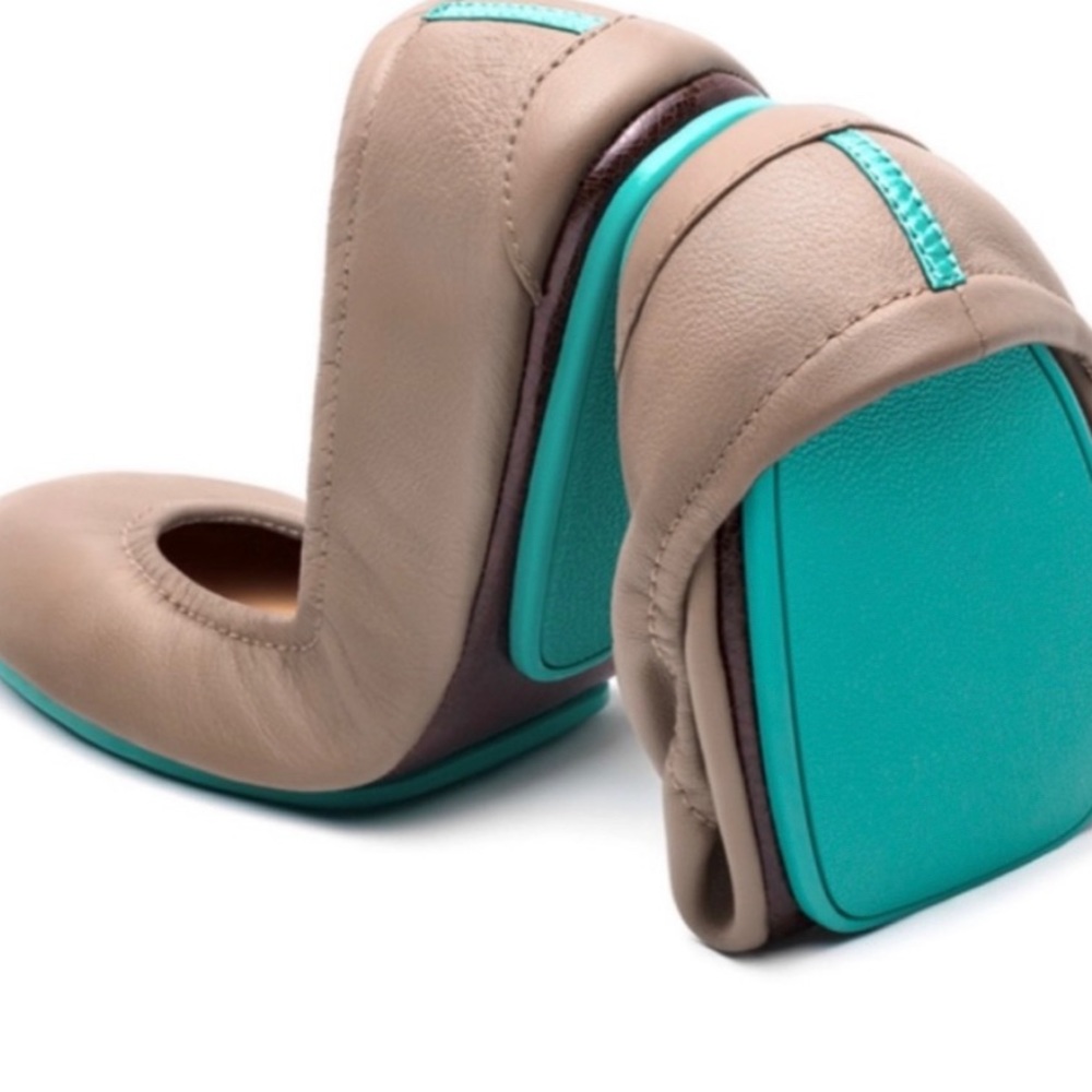 Buttery soft Taupe Tieks Size 8